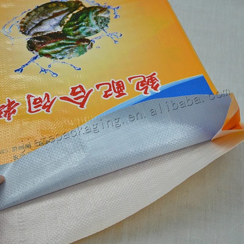 Customized moisture proof 10kg plastic feed bag for packing protein, roughage
