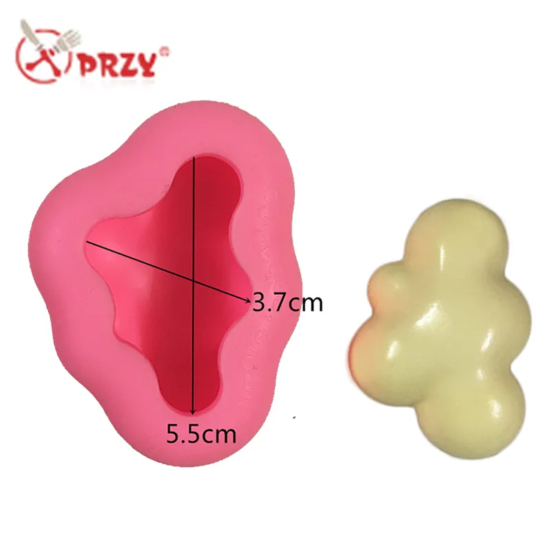 Food grade eco-friendly Clouds shape DIY silicone soap molds handmade silicone cake decoration soap mold for sell
