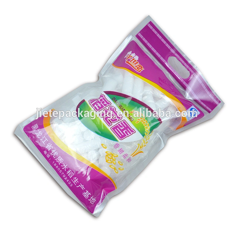 Video, laminated NY+PE material 5kg rice packaging bag