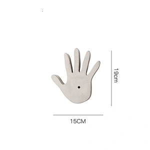 S9103 concrete craft molds hand and foot shaped silicone tray molds Decorative arts and crafts concrete moulds