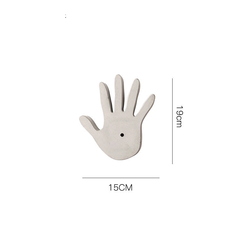 S9103 concrete craft molds hand and foot shaped silicone tray molds Decorative arts and crafts concrete moulds