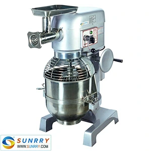 Commercial Electric Stainless Steel 30L Best Function of Food Mixer Machine with Meat Grinder Head