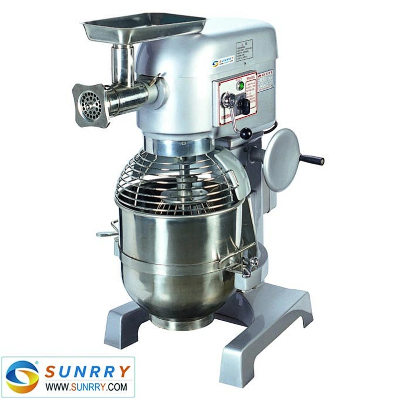 Commercial Electric Stainless Steel 30L Best Function of Food Mixer Machine with Meat Grinder Head
