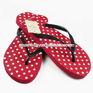 2015 wholesale beach eva embossed women flip flop
