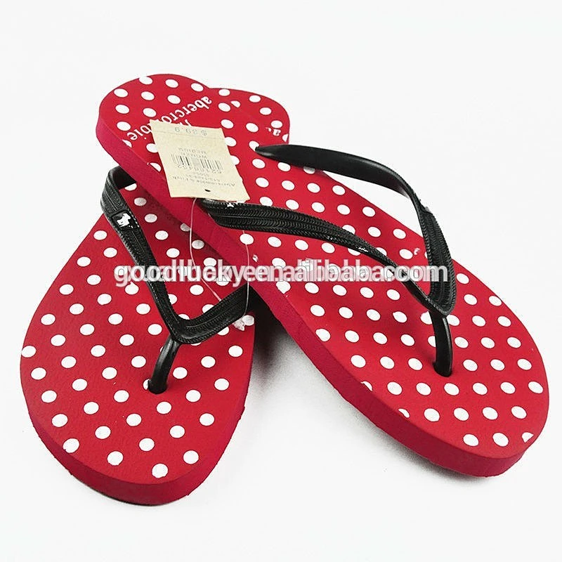 2015 wholesale beach eva embossed women flip flop