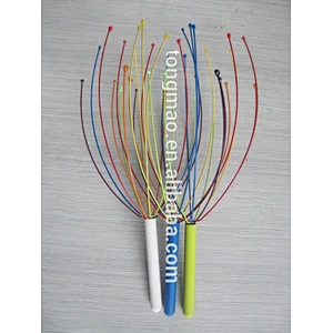 Cheaper Simple Hand Held Scalp Head Massager,OCTOPUS head massager