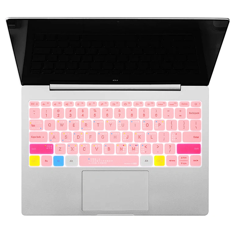Waterproof Computer silicone keyboard skin Hollow Out Backlight Backlit Keyboard Cover for Xiao mi Air 13.3