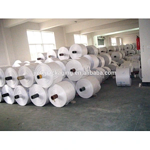 Cheap wholesale white,colors,transparent pp woven bag fabric roll tubular