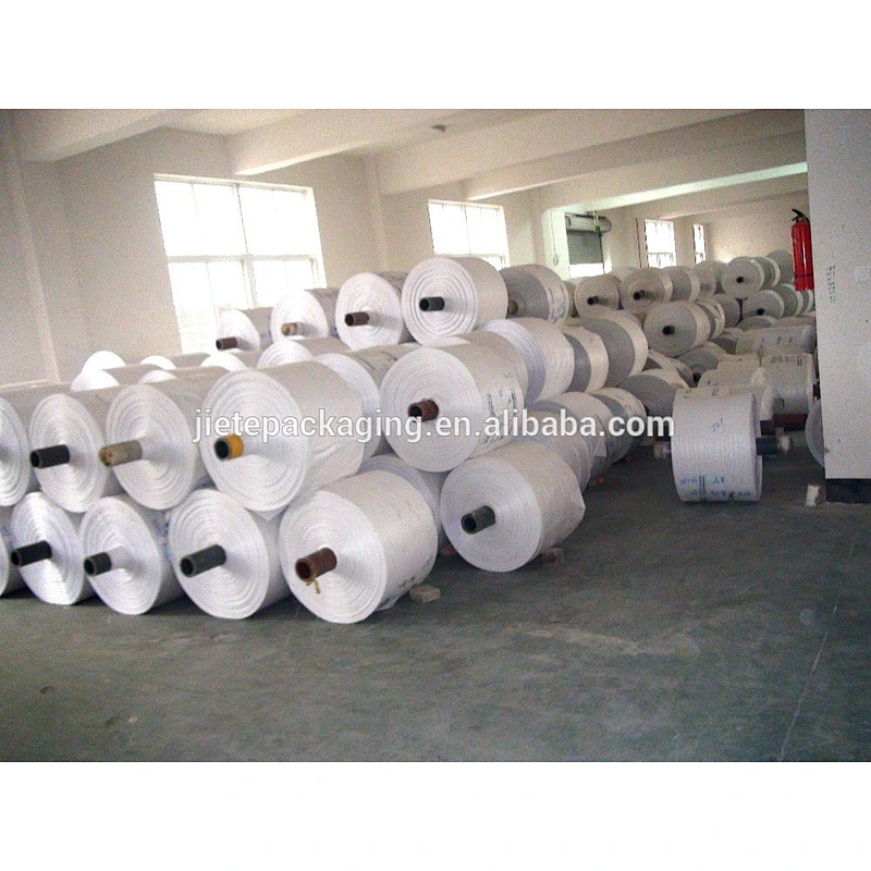 Cheap wholesale white,colors,transparent pp woven bag fabric roll tubular