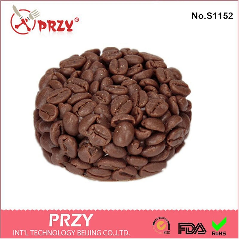 home silicone origenal soap mold,coffee bean soap mold