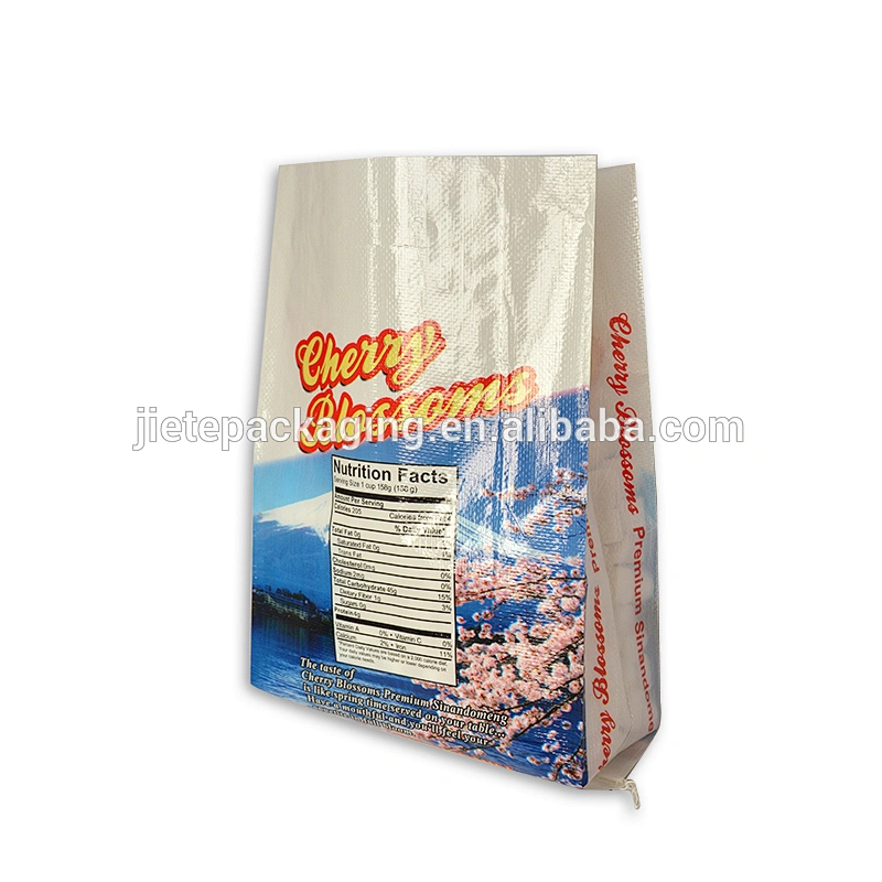 Video, bopp laminated pp woven rice bag 5kg 25kg from Chinese manufacturer