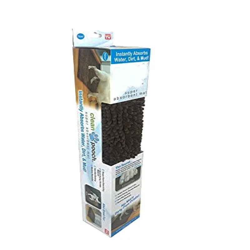 Super Absorbent Clean Mat - Perfect for Pets - Brown