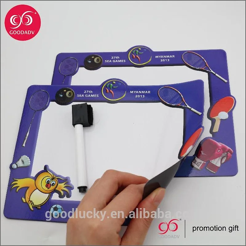 hot sael gifts dry erase white board magnetic drawing writing board with custom logo