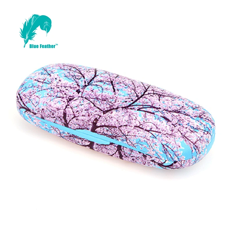 Elegant Printed Floral Hard  Eyeglasses Case for Daily Use