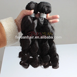 Drop shipping hot selling best quality virgin spring curl hair weave