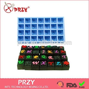 English letters handmade silicone mold/ English letters silicone mold