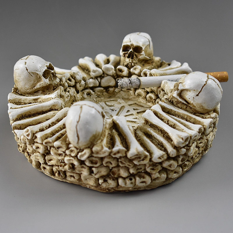 S9120 Halloween silicone mold skull ashtray diy molds Concrete clay mould skull handmade molds decoration