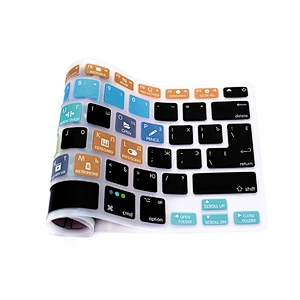 Waterproof Ultra-thin FL Studio Fruity Loops Shortcuts customRussian Laptop Keyboard Skins For Mac book Pro 15 Retina for mac 13