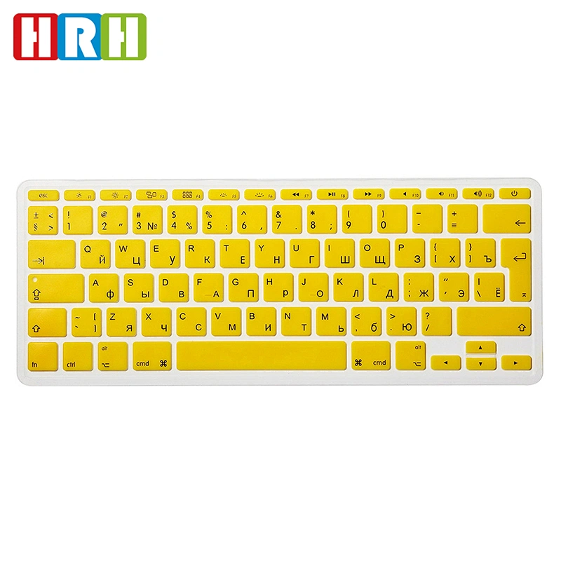 Russian Language Silicone Keyboard Protector Cover Skin for macbook 116 inch laptop skin 14 inch laptop skin EU version keyboard