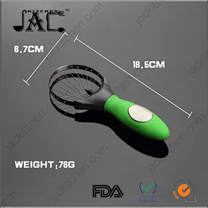 Kitchen Ware Convenient Stainless Steel Silicone Avocado Cutter 3 In 1