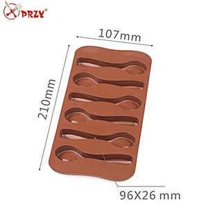 2017 Spoon Creative DIY chocolate mold silicone Candy Pudding Baking Tools