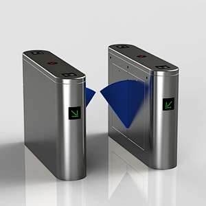 Factory direct OEM security system RFID facial racognition flap barrier turnstile gate