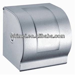 Decorative Paper Holder Bathroom Accessories Wall-Mounted Space Aluminum Roll Paper Holder Round Hotel Paper Holder