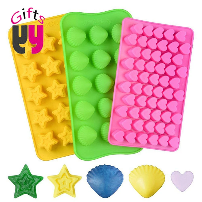 mini Cavity Silicone Cake Chocolate Candy Mould Heart Form Bake Tool DIY