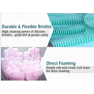 New products silicone scrubbing gloves for dish