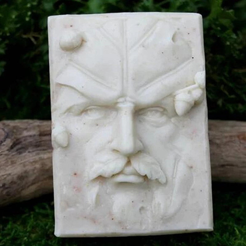 Silicone mold for Green Man ,lavender soap making
