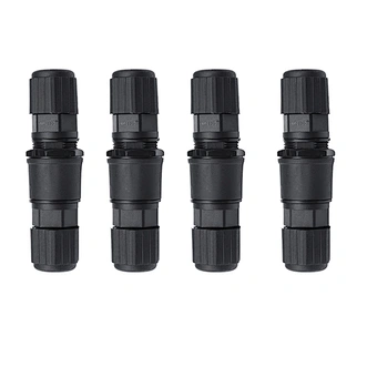 Male to Female RJ45 8 PIN Panel Mount IP68 Waterproof Connector