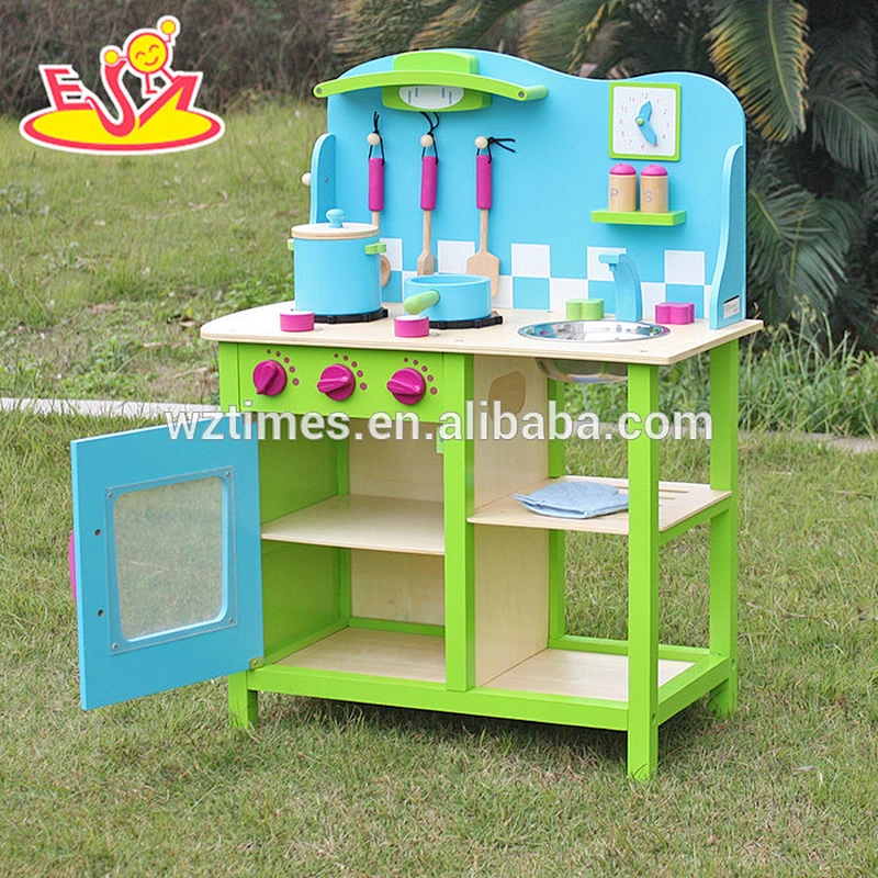 2018 New design wooden kitchen toy lovely wooden kitchen toy children wooden kitchen toy W10C181