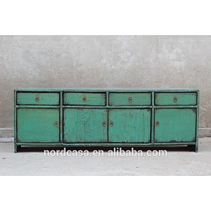 2015 Chinese antique living room furniture classic TV cabinet