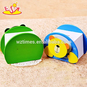 2018 wholesale baby wooden piggy bank, lovely kids wooden piggy bank hot sale children wooden piggy bank W02A020