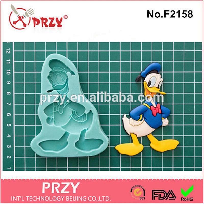 F2158 PRZY Donald Duck cake decorating fondant cake tools