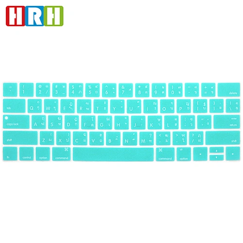 keyboard thai  Silicone Keyboard Cover Skin  Laptop skin for mac laptop skins Cover 13 15 Touch Bar