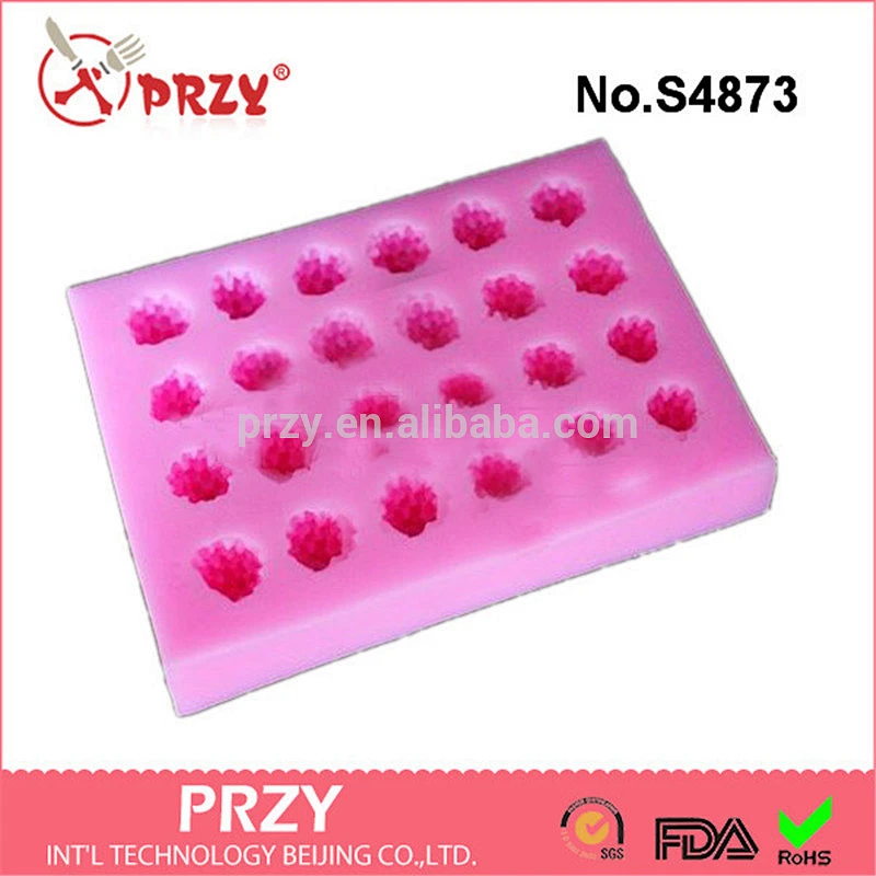 S4873 Mulberry mold for soap silicone Mulberry chocolate mold food grade Mulberry mold