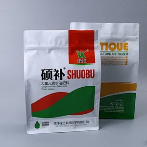 Custom color printing PE bag for fertilizer packaging