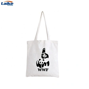 Cotton canvas tote carry shopping duck bag shoulder bag reticule
