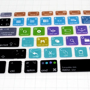 Ultra Thin Laptop Accessories Ableton Live Spanish Hotkeys Silicone Diy Keyboard Skin For Mac Cover