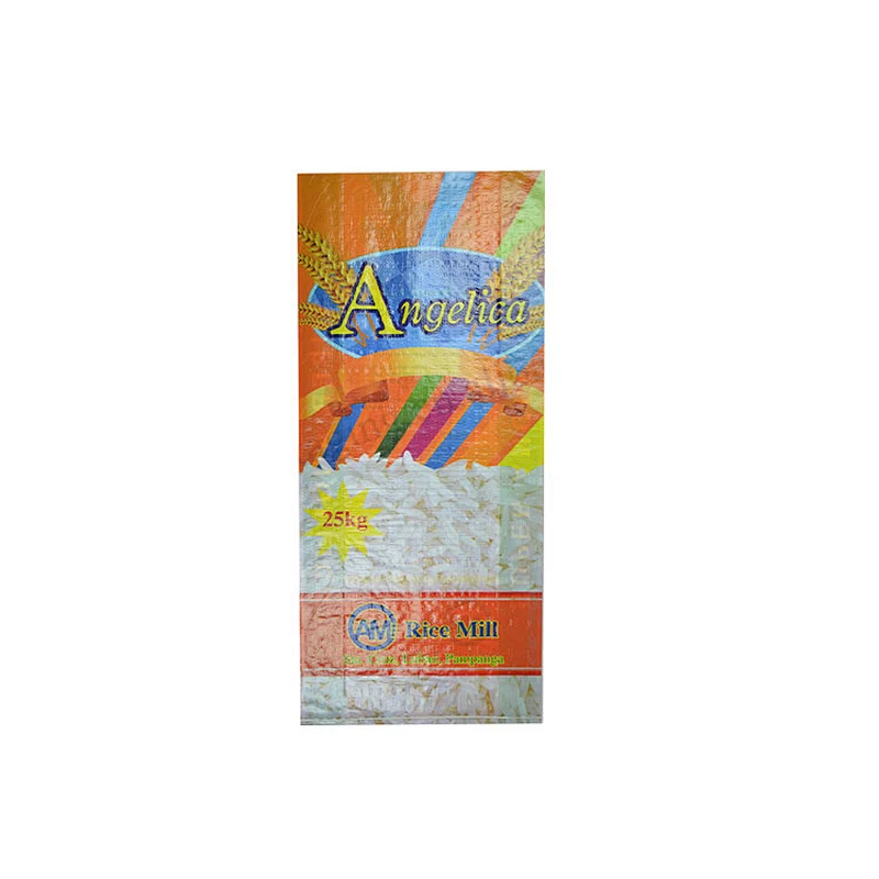 China supplier customized 25kg pp woven rice packaging bag for grain