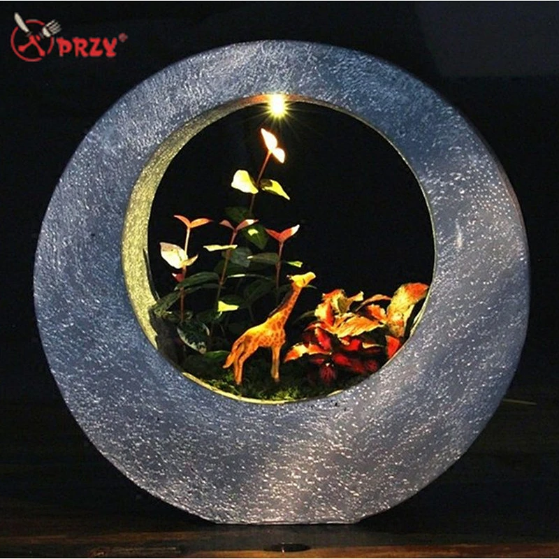 Simple geometric Nordic Resin flower pot Mold silicone creative Cement Solar Light decorations Molds