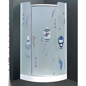 China suppliers Aluminium Frame Material and Secter Tray Shape shower cabin