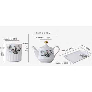 wholesale price watered kettle drinkware sets which tray and cup and bottle