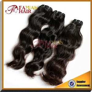 Durable 12-36 inch 100% unprocessed virgin hair extensions natural