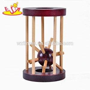 Wholesale high quality interesting wooden craft magic box for children W11C029