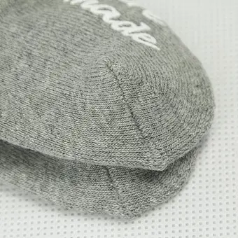 baby terry thick winter turn over double cuff socks