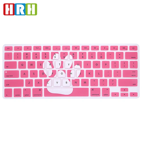 Online Retail Store Durable Anime Design odm oem Laptop Silicone Keyboard Skin for macbook air keyboard 13 Cover US Version