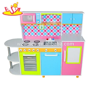 2018 wholesale kids wooden toy kitchen playsets most popular children wooden toy kitchen playsets W10C100