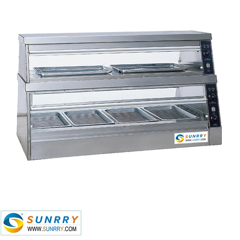 Humidity convection 6 trays buffet hot food display warmer and display counter for food warmer equipment